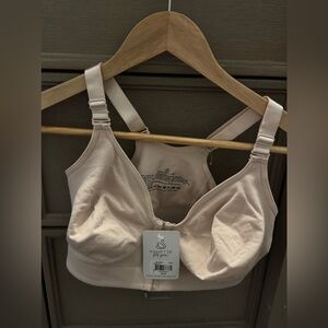 NWT Annette Post Surgical No Wire Bra 40DD Beige